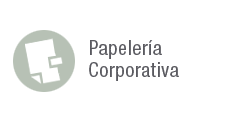 Papelería corporativa: La comunicación visual básica de su empresa; tarjetas personales, libretas, hojas membretadas, carpetas, stickers.